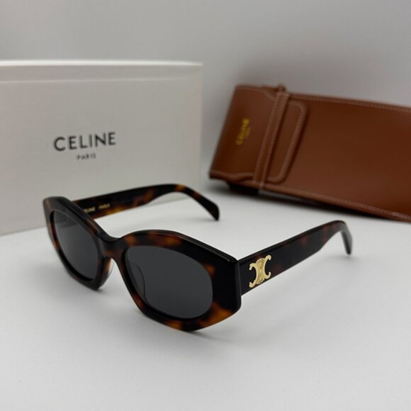 Celine Triomphe Brown Women's Sunglasses - Picture 1 of 6